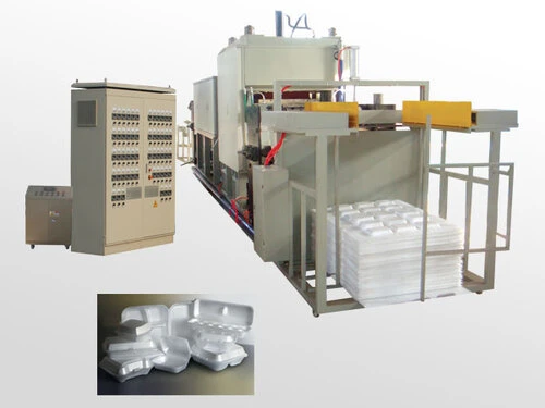 Plastic Foam Machine Fully Automatic Vacuum Forming and Cutting Incorporated Machine