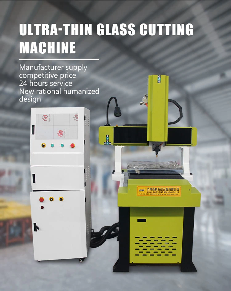 Small Automatic Mini CNC Flat Glass Mirror Cutting Machine Used for Shaped Round Foam Glass Sheet Cutting Machinery