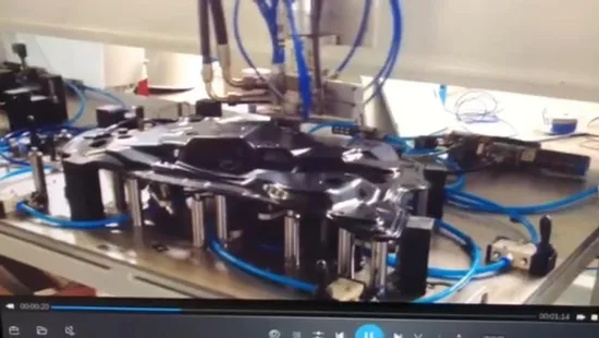 Continuous 3D Polyurethane Shaping Car Engine Sealing Ring PU Foaming Machine on Site 