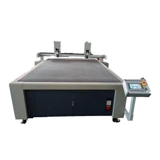 Factory Price Automatic Fixed Oscillating Knife Shoe Sole EVA Acoustic Panel Vibrating Blade PVC Foam Cutting Machine 