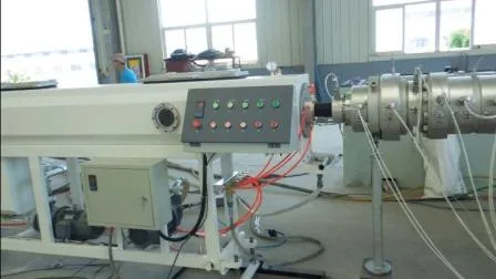 Continuous Puf Foaming Pert Flexible Insulation Pipe Machinery for District Heating Pipeline 