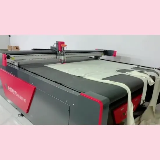 Manufacturer CNC Automatic Oscillating Knife Fabric Cutting Machine Foam Rubber Sponge Cutter 