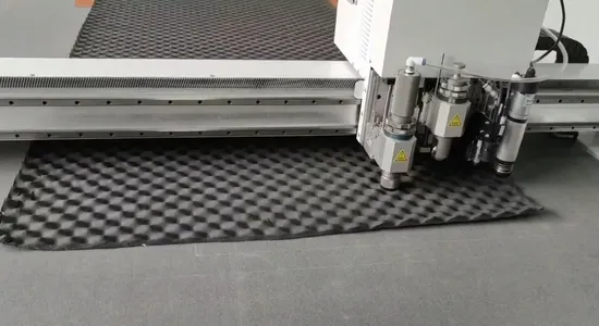 Flatbed Automatic Oscillating Knife Blade Foam Board Cutter CNC EPE EPDM Sponge Sheet EVA Foam Cutting Machine 