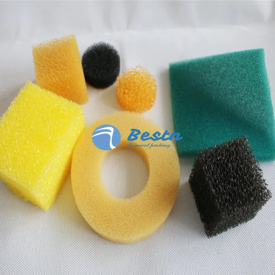 Large Size Reticulated Polyurethane Open Cell Mesh Fish Tank Aquarium Filter Foam Sponge