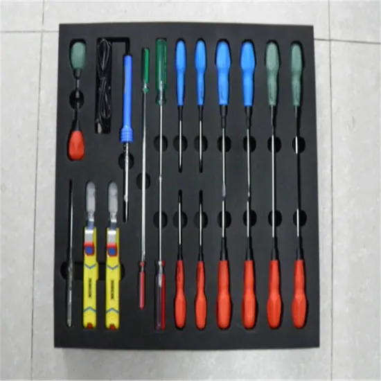 Tool Black EVA Foam Inlays Toolbox Foam Liner Tool Case Polyurethane Packing Material Foam Sponge