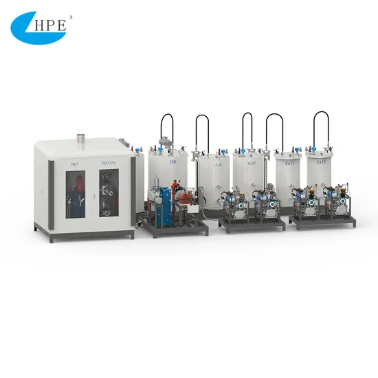 Continuous Sandwich Panel Foam Insulation Multi Components PU Foaming Machine 